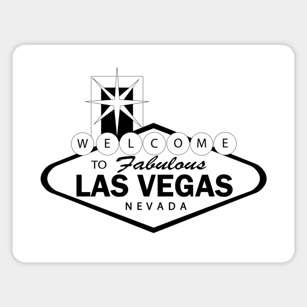 Las Vegas Magnet by IconsDate